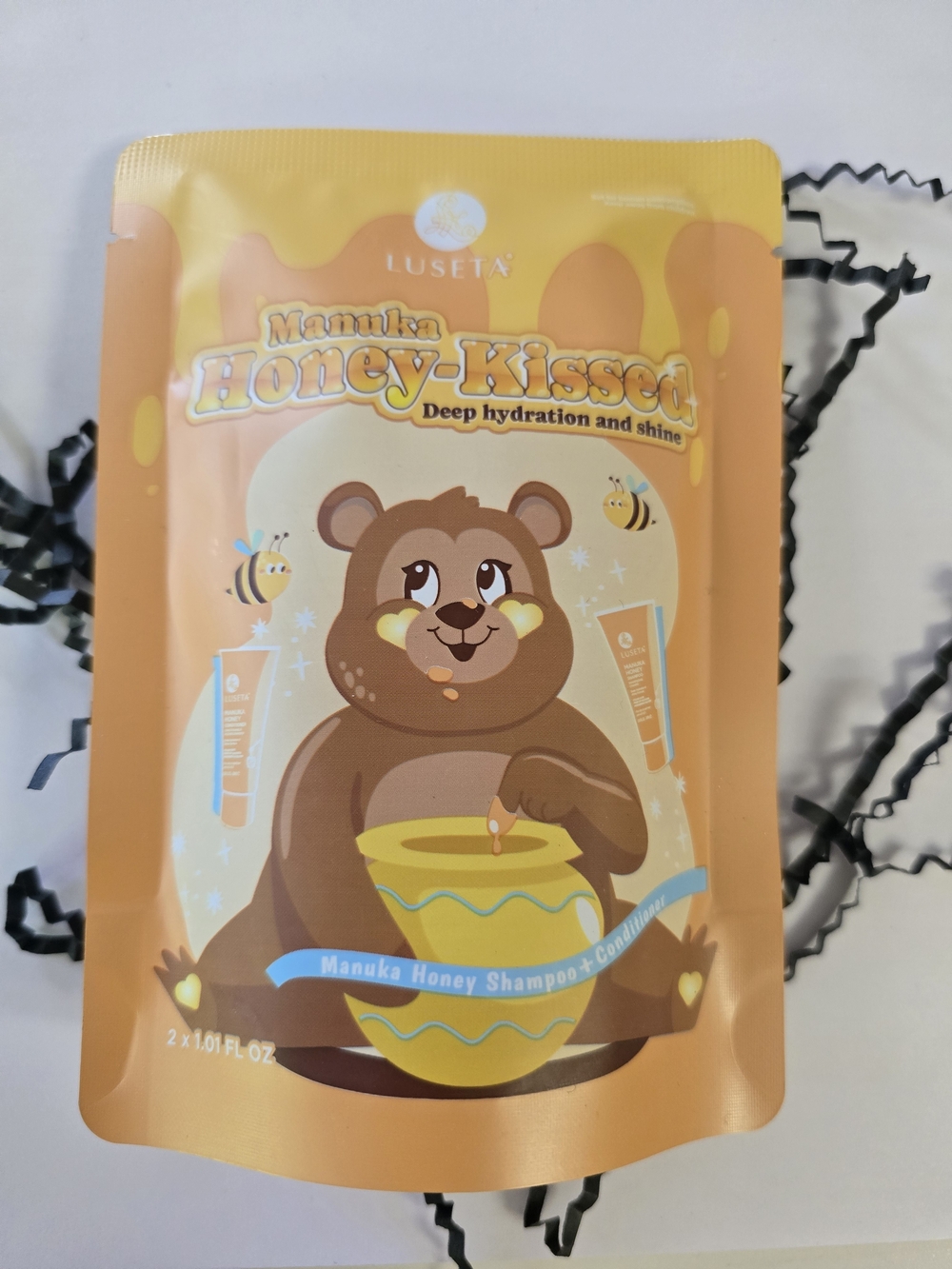 Luseta Manuka Honey-Kissed Shampoo & Conditioner Travel Duo